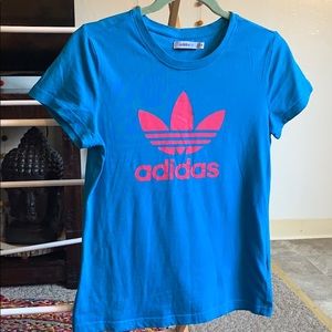 Adidas blue shirt